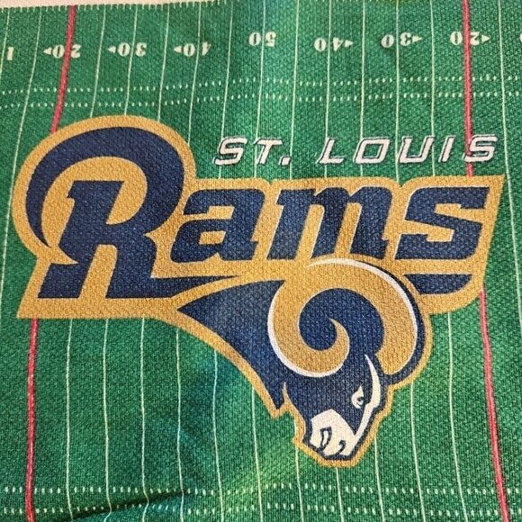 St Louis Rams Souvenir Rally Towel 2000 NFL Football Kickoff vs 49ers GMAC - Picture 5 of 7